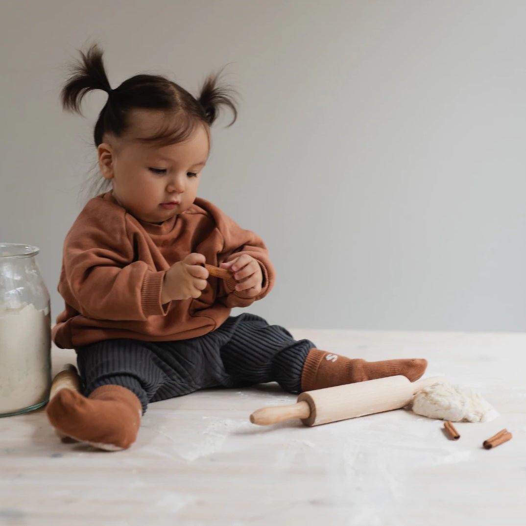 Stuckies - 防滑襪 - Cinnamon