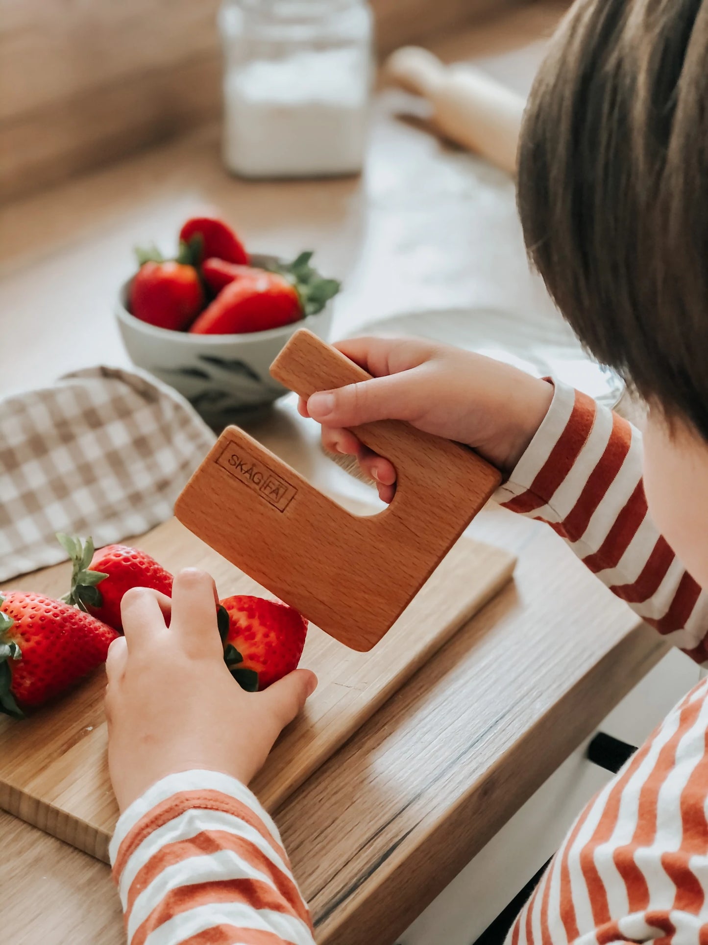 Träkniv - Wooden Knife for Kids Natural
