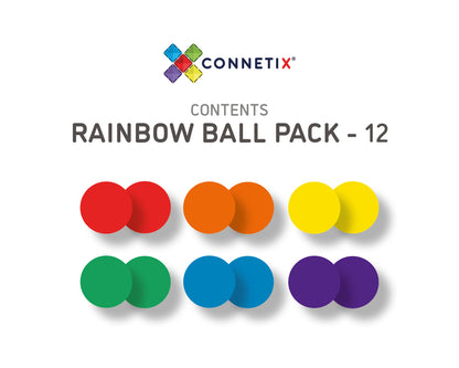 12 Pc Rainbow Replacement Ball Pack HK