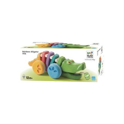 Plantoys - Rainbow Alligator