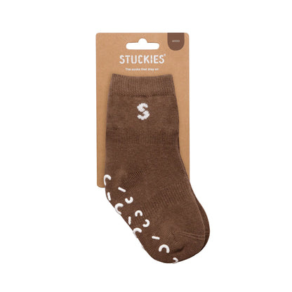 Stuckies - 防滑襪 - Wood