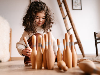 NATURAL BOWLING SET 10 PCS