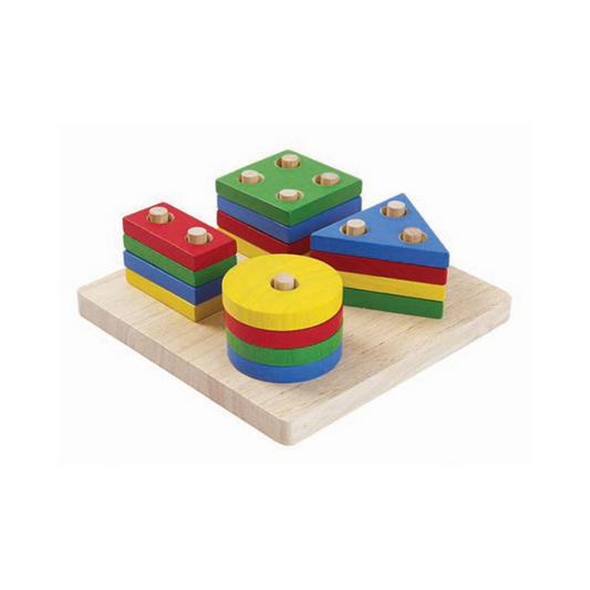 Plantoys - Geometric Sorting Board