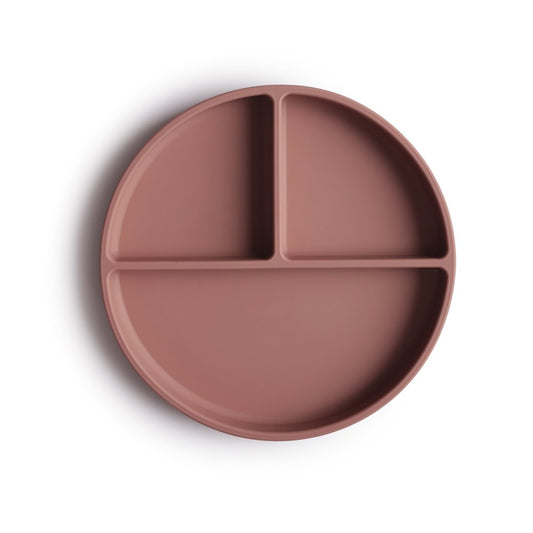 Silicone Suction Plate (Cloudy Mauve)