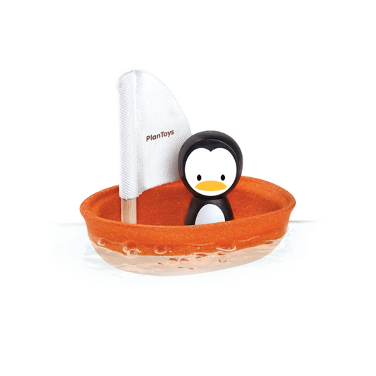 Plantoys - Sailing Boat - Penguin