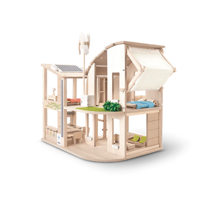 Plantoys - Green Dollhouse With Furniture (Pre-Order)