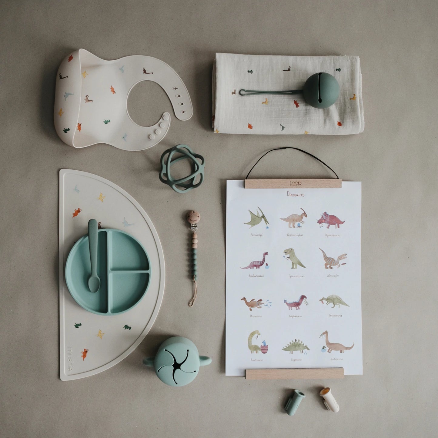Silicone Place Mat (Dinosaurs)