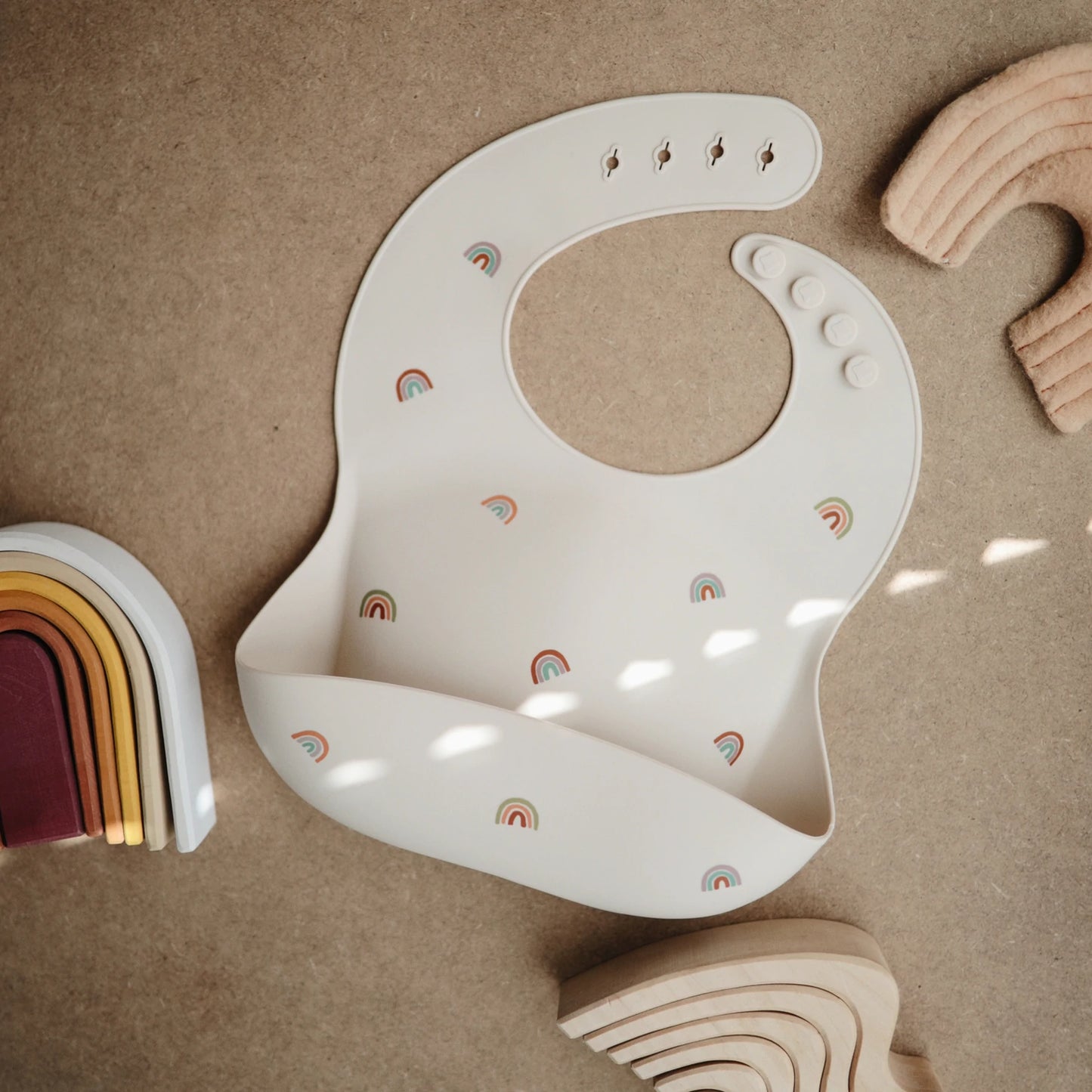 Silicone Bib (Rainbow)