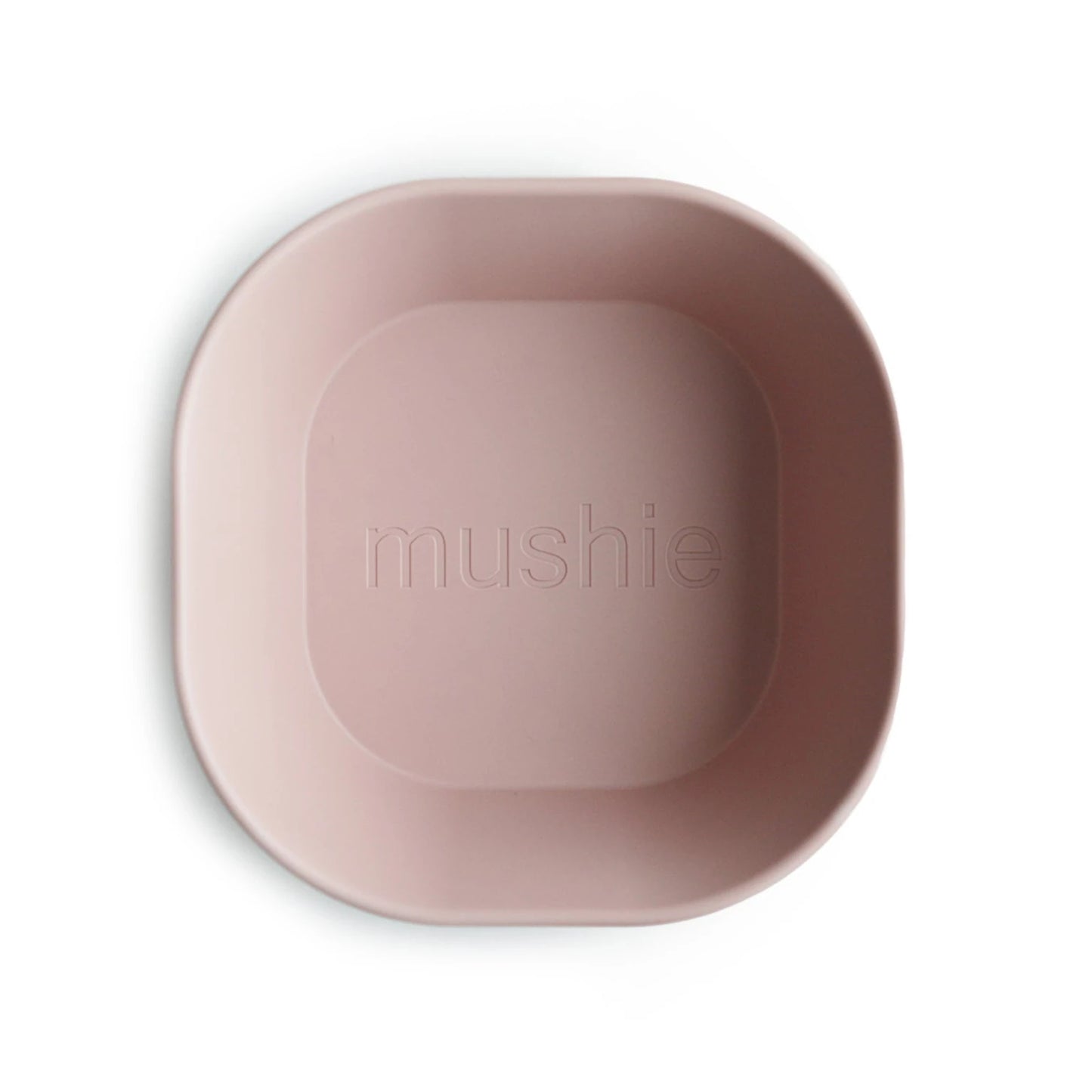 Square Dinnerware Bowl, Set of 2 (Blush)