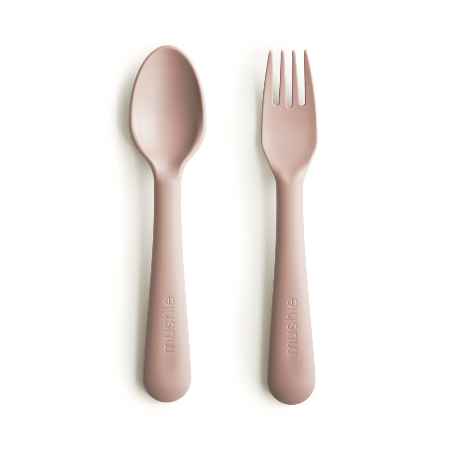 Dinnerware Fork and Spoon Set (Blush)
