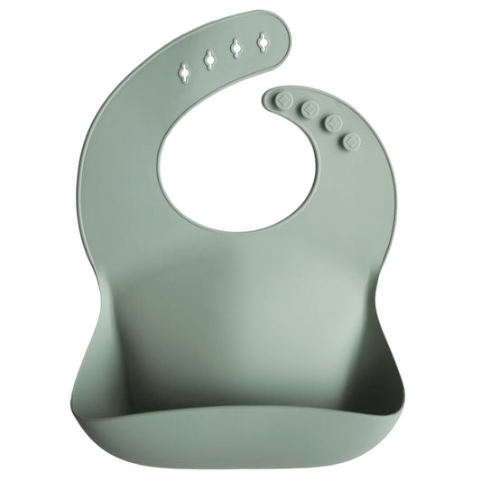 Silicone Bib (Cambridge Blue)