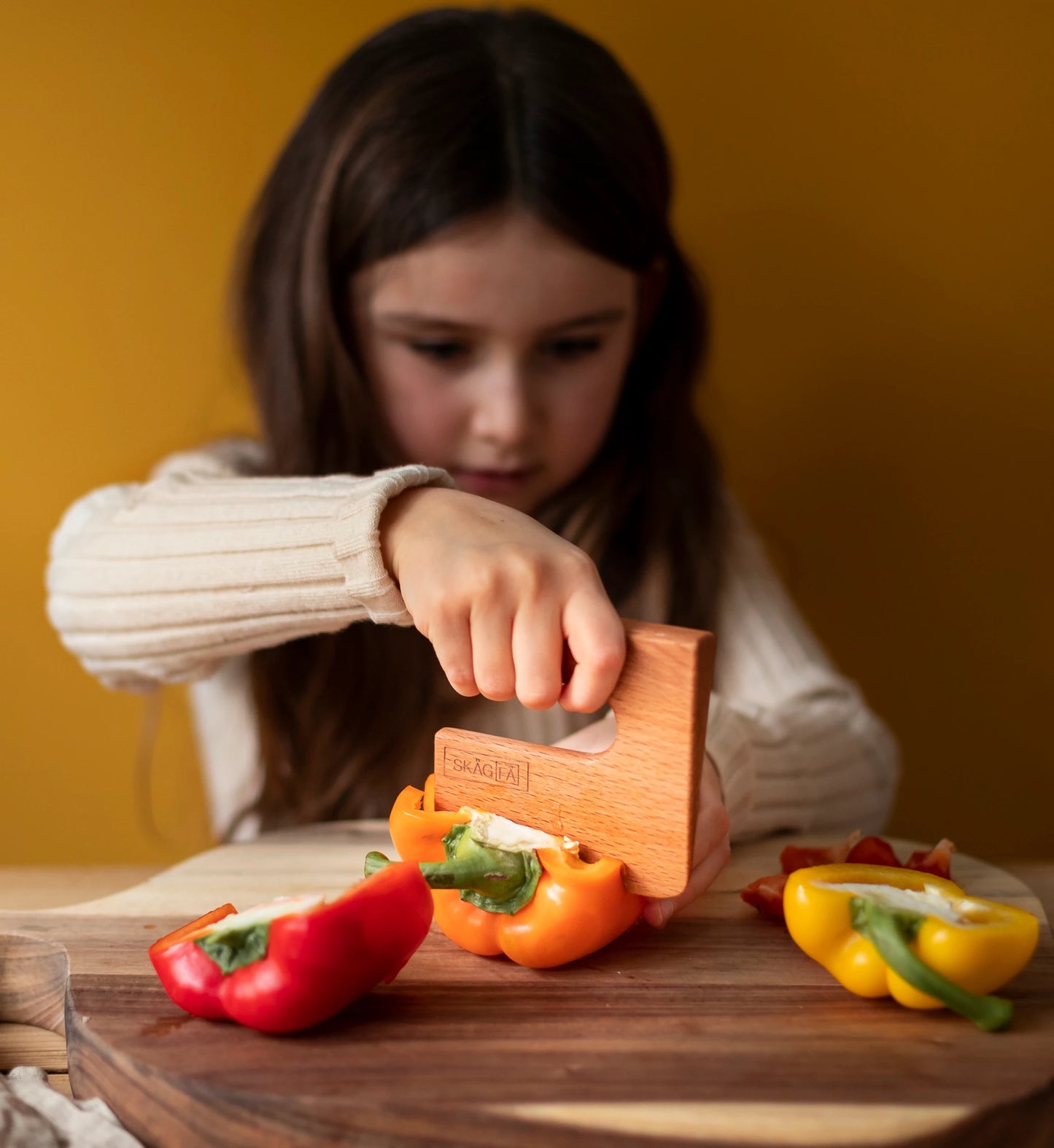 Träkniv - Wooden Knife for Kids Natural