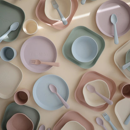 Dinnerware Fork and Spoon Set (Blush)