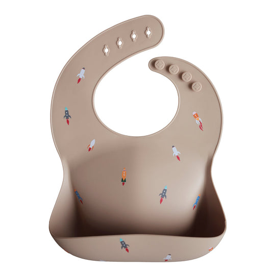 Silicone Bib (Rocket)