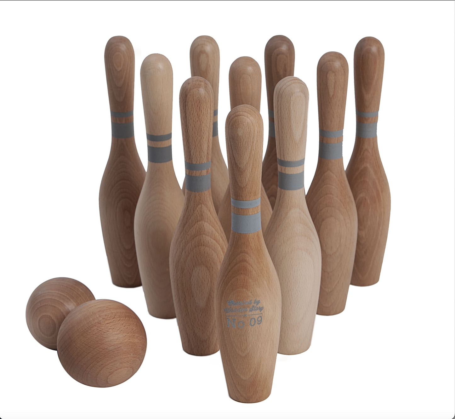 NATURAL BOWLING SET 10 PCS