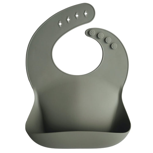 Silicone Bib (Silver Sage)