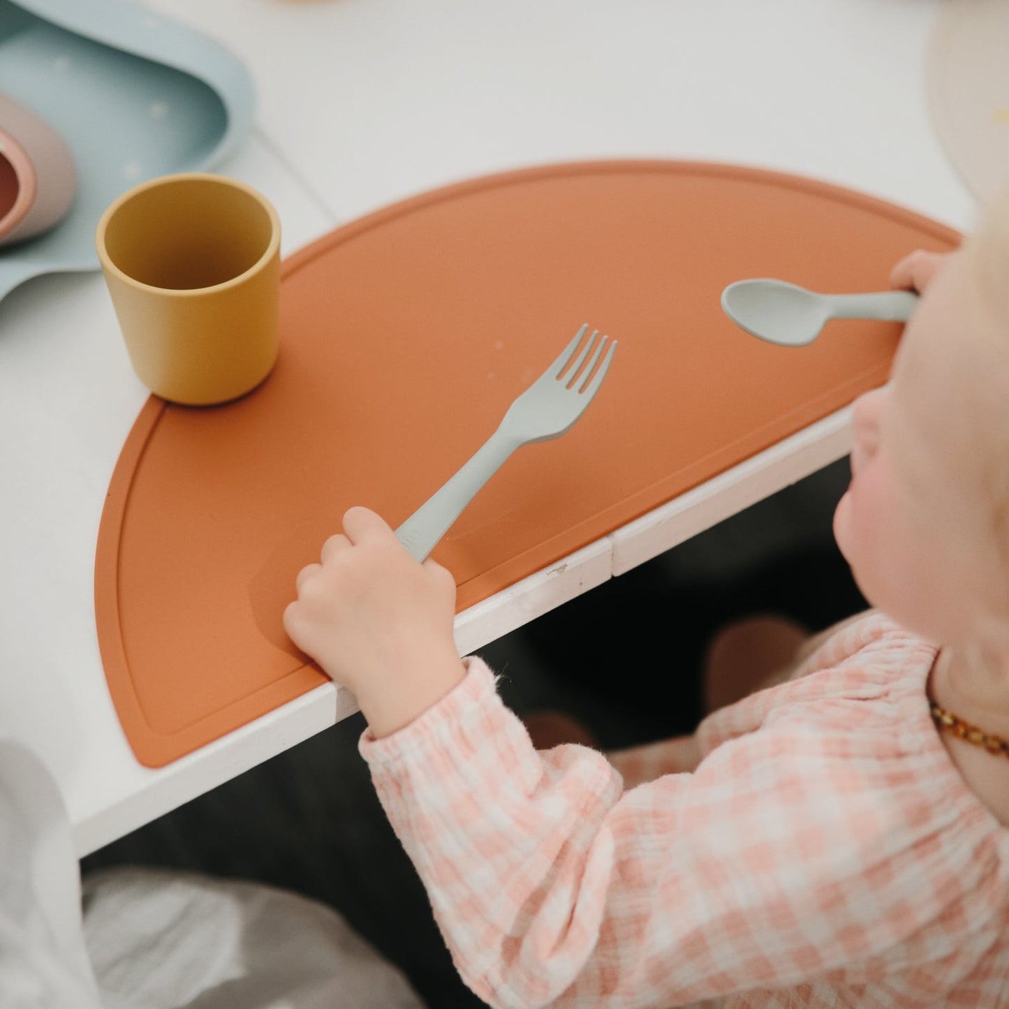 Dinnerware Fork and Spoon Set (Woodchuck)
