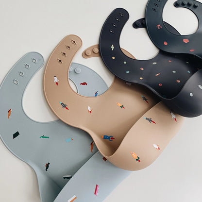 Silicone Bib (Rocket)