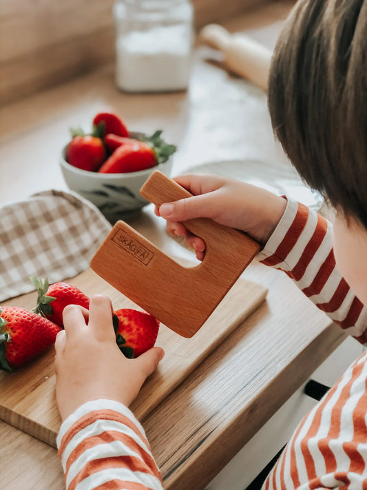 Träkniv - Wooden Knife for Kids Natural