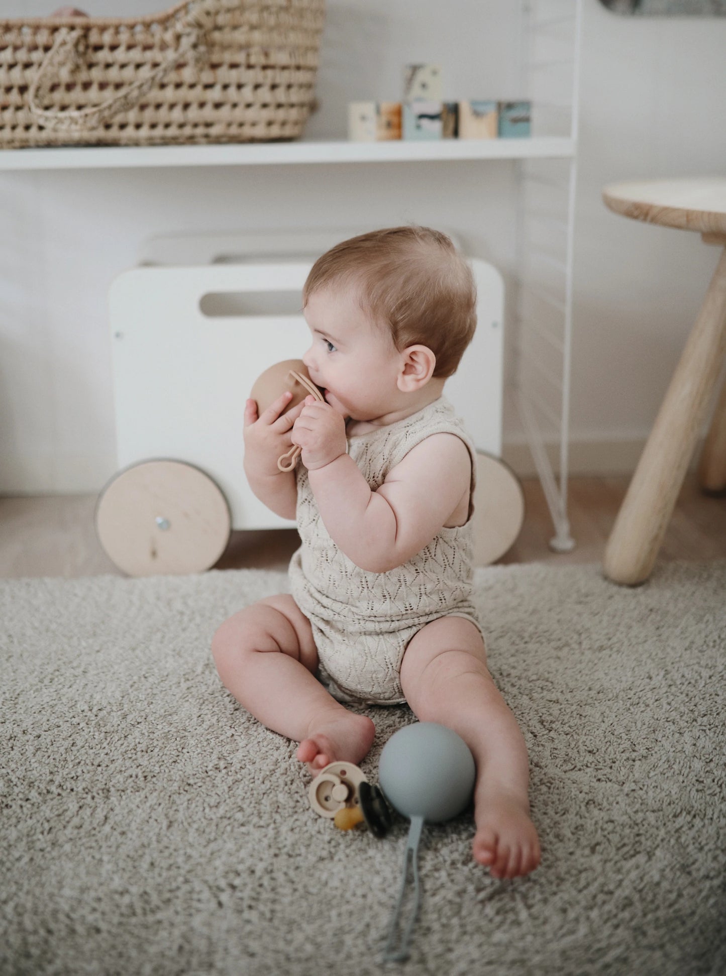 Silicone Pacifier Holder Case (Natural)