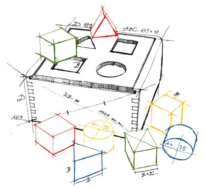 RAINBOW SHAPE SORTER BOX