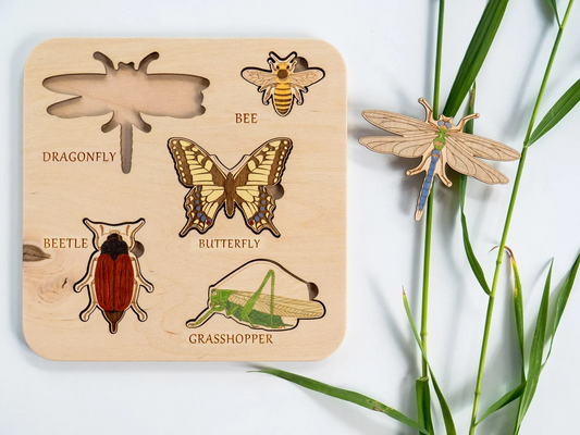 Montessori - Wooden Insect puzzle ***Pre-Order***