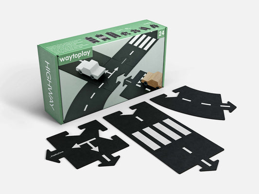 Waytoplay - Highway - Large Road Set